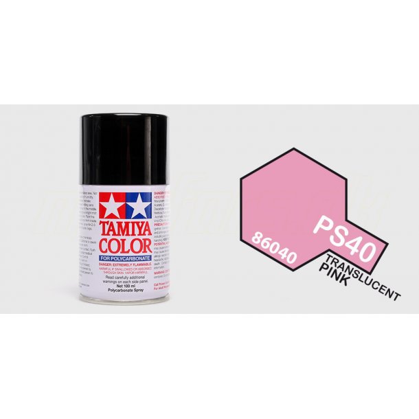 spraymaling - Translucent Pink - Tamiya PS paint - Holte Modelhobby