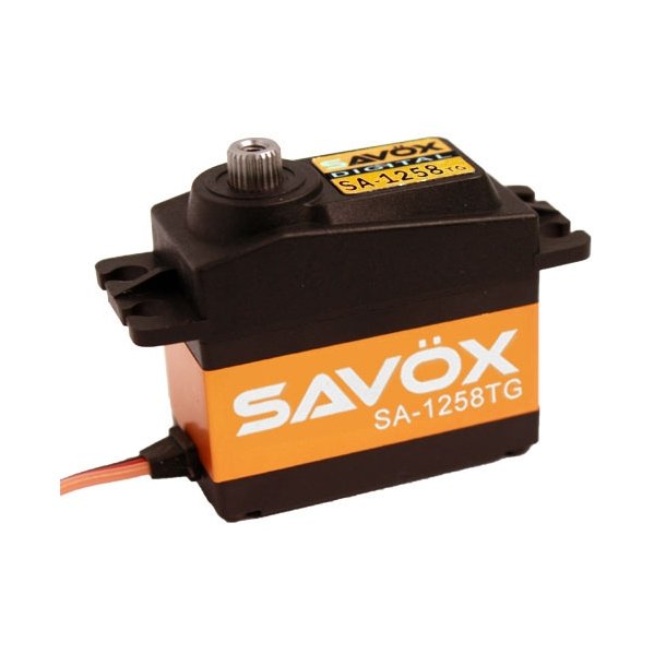 Savox SA-1258TG Coreless Servo  0.08 speed/ trk 12kg.