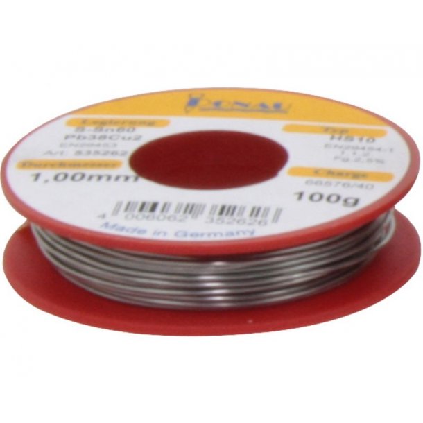 Loddetin  1 mm, spole 100 g