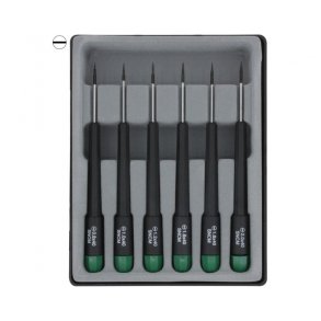 Skruetrkkest flad 6 stk.