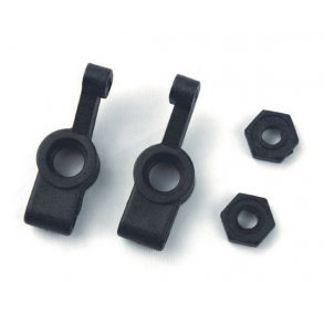 Rear Hub Carriers + Hex Wheel-Adapter (e LRP