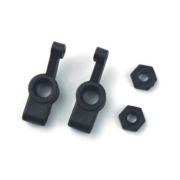 Rear Hub Carriers + Hex Wheel-Adapter (e LRP