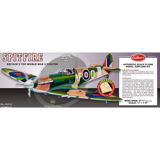Supermarine Spitfire Guillows