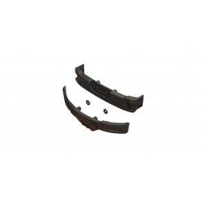 Bumper Set, Black Chrome: BIG ROCK CREW CAB 4X4