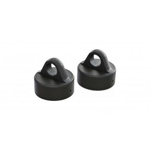 Shock Cap Aluminum, Black (2): 6S (AR330491)