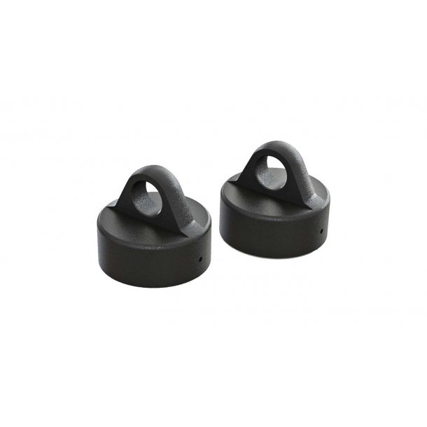 Shock Cap Aluminum, Black (2): 6S (AR330491)