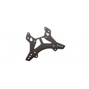 Shock Tower Front L Aluminum Black: Kraton (AR330220)