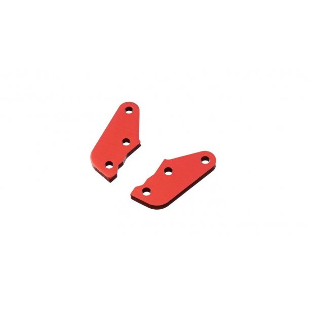 Steering Plate B Aluminum, Red (2): Senton (AR340106)