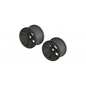 Monster Truck 3.8 Wheel 17mm Hex Black (2): KRATON 4x4 (AR510111)