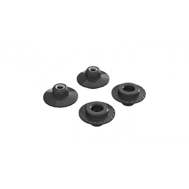 Flanged Lock Nut 5x8mm (4)