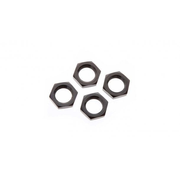Wheel Nut Aluminum 17mm Black (4) (AR310449)