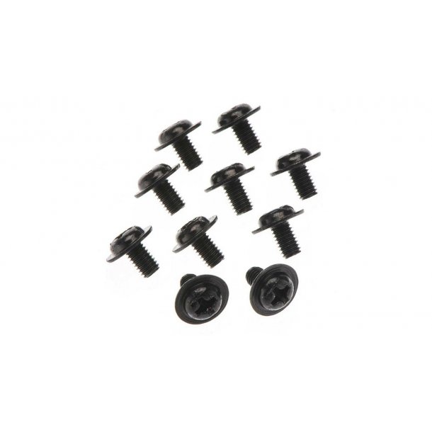 Button Head Machine Flange Screw M3x5mm (10)