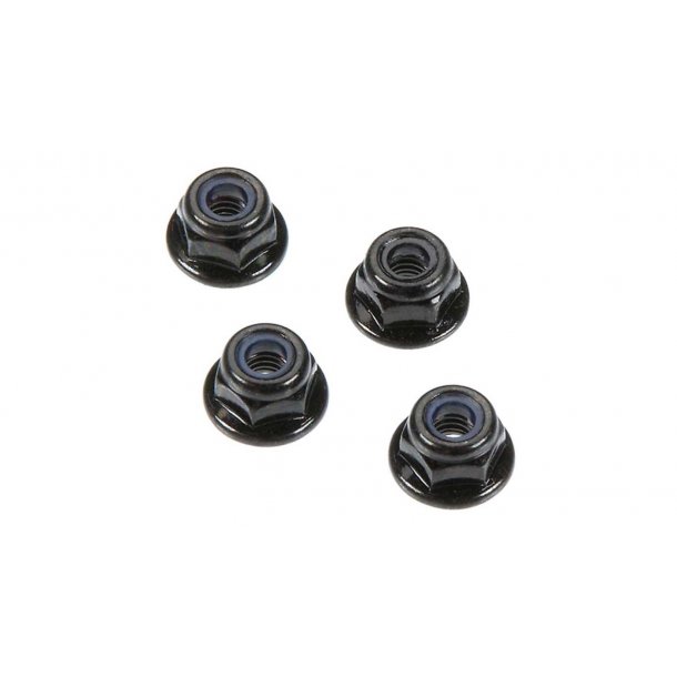 Flange Lock Nuts 4mm (4)
