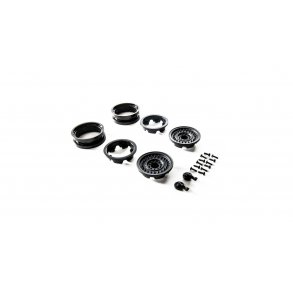 1.9 MW19 Beadlock Wheels - Black (2pcs)