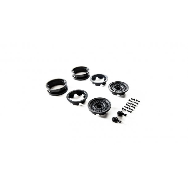 1.9 MW19 Beadlock Wheels - Black (2pcs)