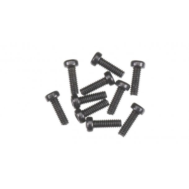 Cap Head M2x6mm Black Oxide (10)