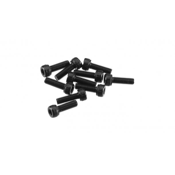 Cap Head 2.6x8mm Black (10)