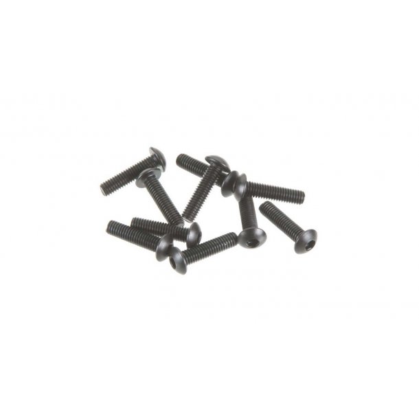 Hex Socket Button Head M3x12mm Black (10)