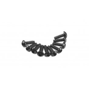 Hex Tap Button Head M3x8mm Black (10)