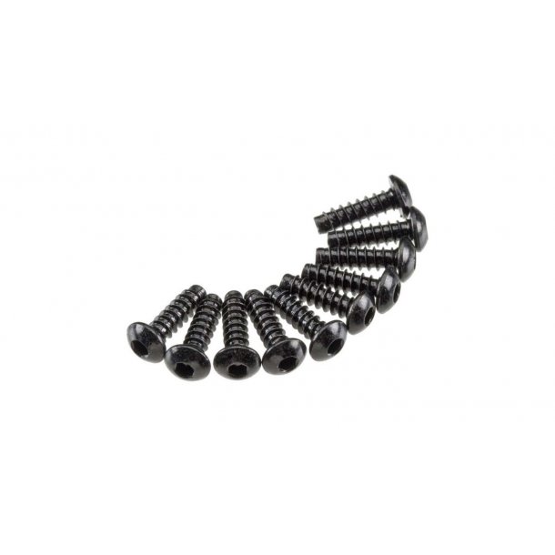 Hex Tap Button Head M3x10mm Black (10)