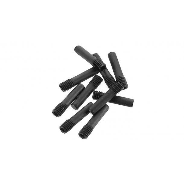 Screw Shaft M3x2.5x13mm Black (10)