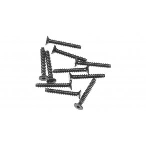 Hex Socket Tapping Flat Head Blk M2.6x18mm(10)