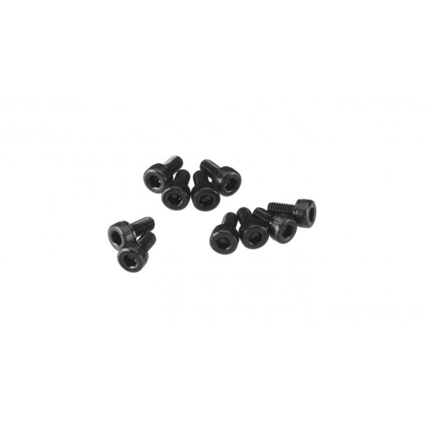 Cap Head M3x6mm Black Oxide (10)