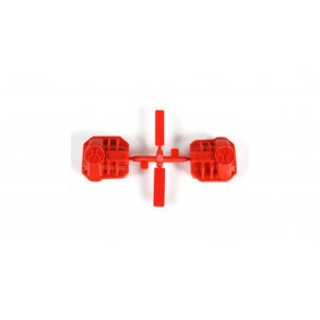 Differential Cover, Red: AR44 SCX10 II