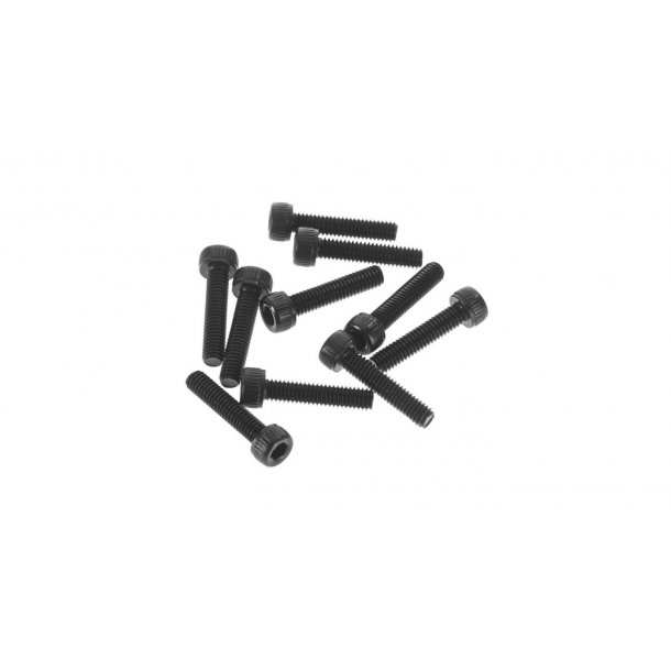 M2.6x12mm Cap Head Screw Black (10)