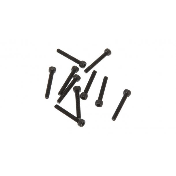 M2.6x18mm Cap Head Screw Black (10)