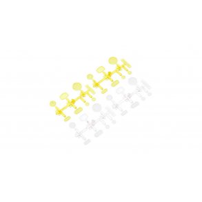 LED Lens Set Yellow Clear (4)