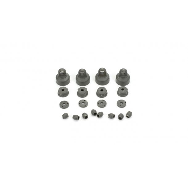 Shock Cap, Piston, Pivot Ball Set: All ECX 1/10 2WD