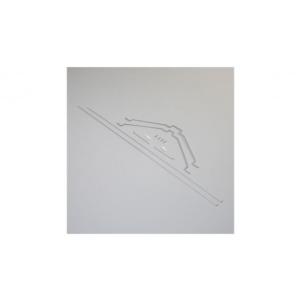 Pushrod Float Wire Set: 1.2m Clipped Wing Cub