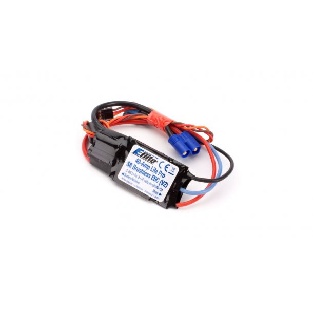 40-Amp Lite Pro Switch-Mode BEC Brushless ESC (V2)