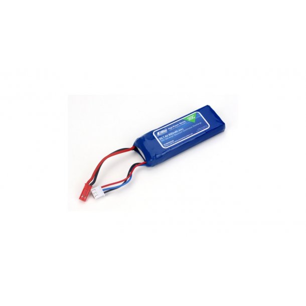 800mAh 2S 7.4V 30C LiPo, 18AWG JST