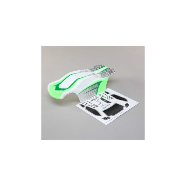 Body Set, Painted, White/Green: TENACITY T