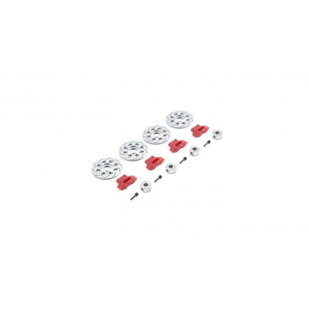 Hex Rotor Caliper and Pin Set (4): Baja Rey