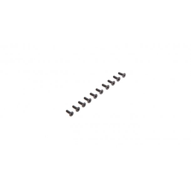Flat Head Screws M2.5 x 8mm (10)