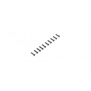 Flat Head Screws M2.5 x 12mm (10)
