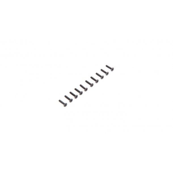 Flat Head Screws M2.5 x 12mm (10)
