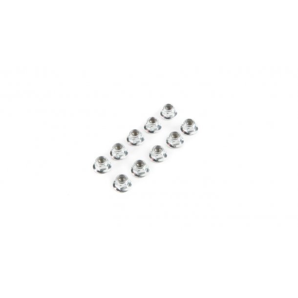 Lock Nut Flanged M5 x 0.8 Serrated (10)