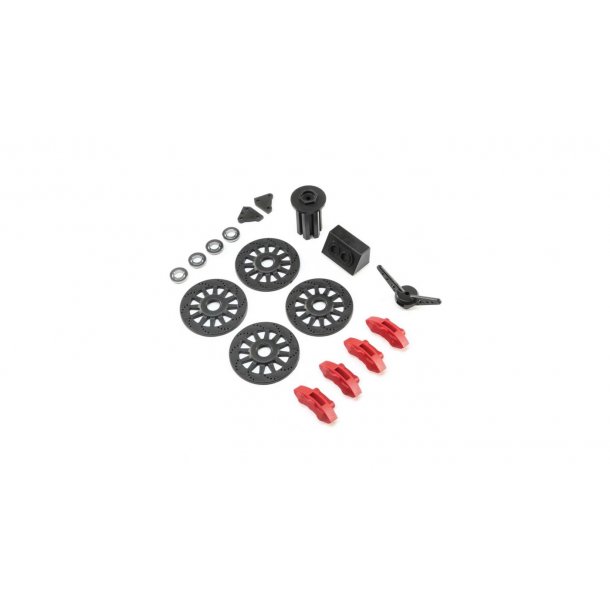 Brake and Spare Tire Accessory Set: Super Baja Rey