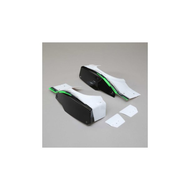 Left and Right Rear Fender Set, Black: Super Baja Rey