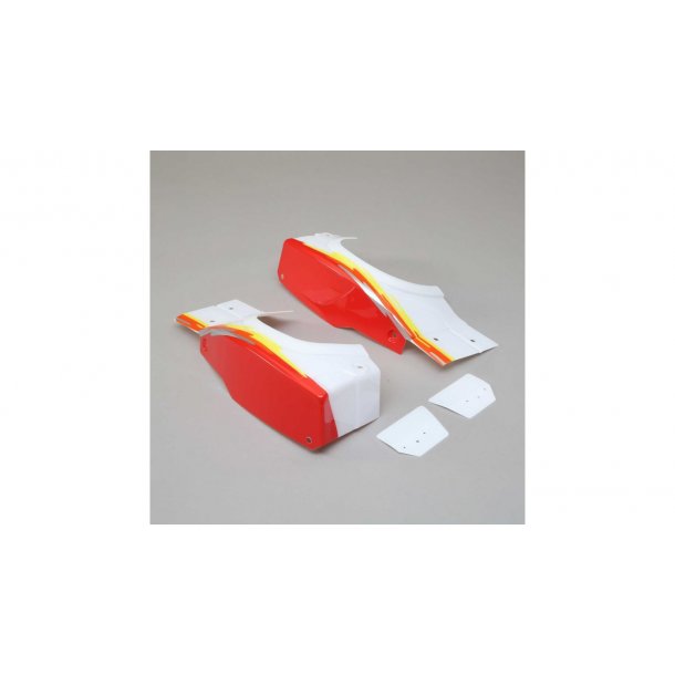 Left and Right Rear Fender Set, Red: Super Baja Rey