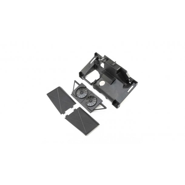 Rear Bulkhead, Fan Panel, Mud Guards: Super Baja Rey