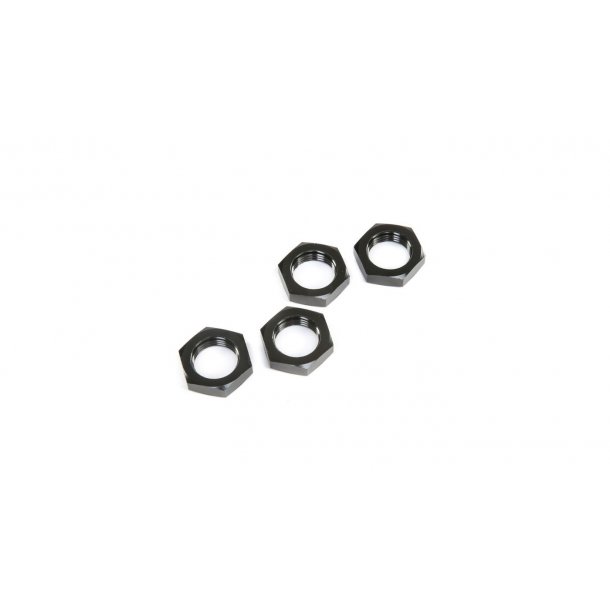 Wheel Nuts, Black (4): 5ive-T 2.0