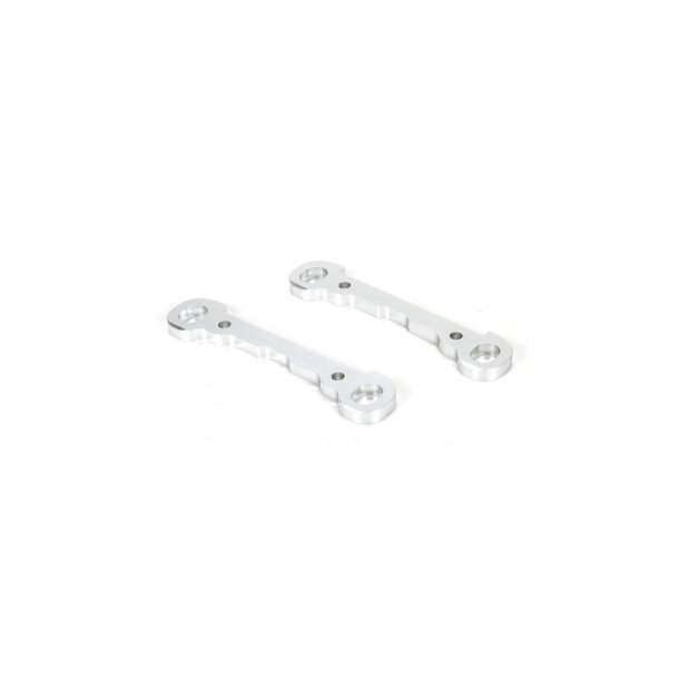 Front Hinge Pin Braces, Aluminum, Silver (2): MTXL
