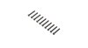 Button Head Screws, Steel, Black Oxide, M4 x 30mm (10)