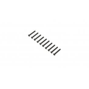 Button Head Screws, Steel, Black Oxide, M4 x 30mm (10)
