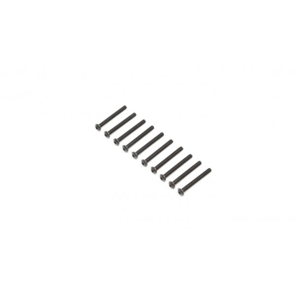 Button Head Screws, Steel, Black Oxide, M4 x 35mm (10)